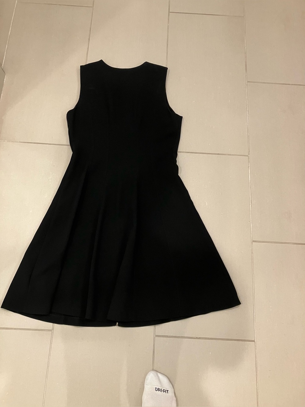 Ann Taylor Black Sleeveless A-Line Dress